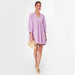 Pomander Place Lavender Gauze‎ Millie Mini Dress